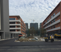 泰州第一外國語(yǔ)學(xué)校！OGFC-13透水瀝青路面